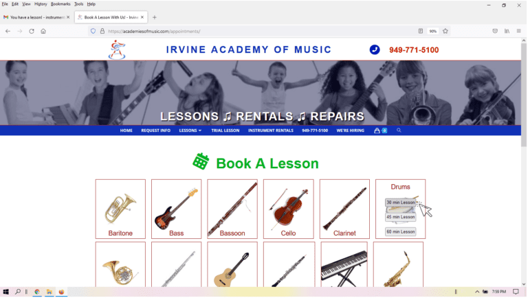 Book a Lesson