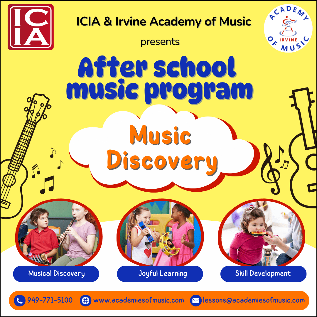 Music Discovery program is an 8-week course designed for kindergarteners to explore the magic of music through hands-on experience with different instruments.