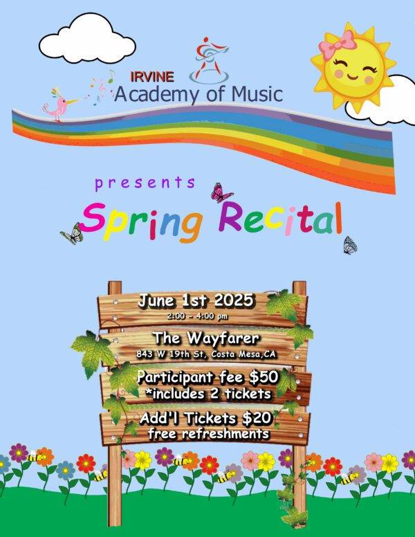 2025 Irvine Academy of Music Recital Tickets
