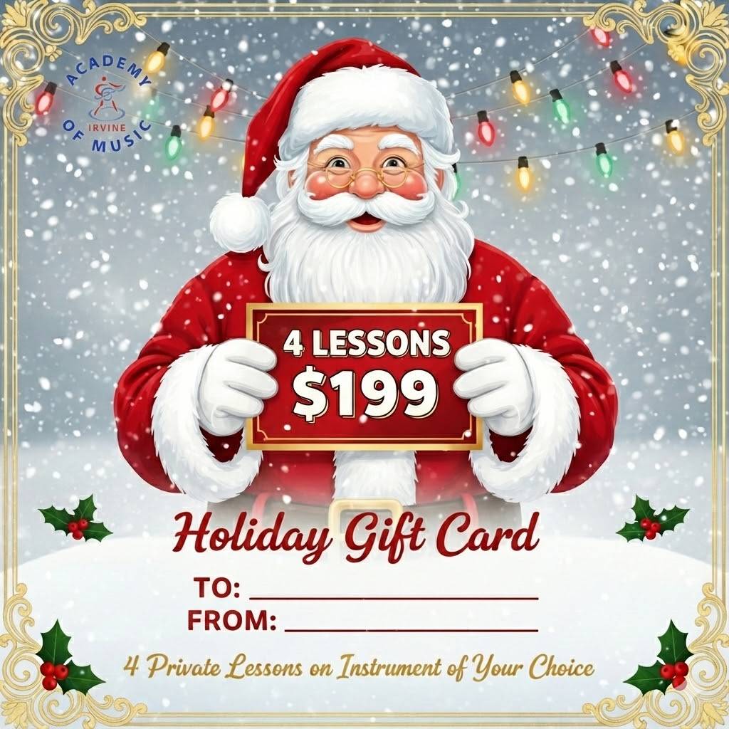 Holiday Music Gift Card
